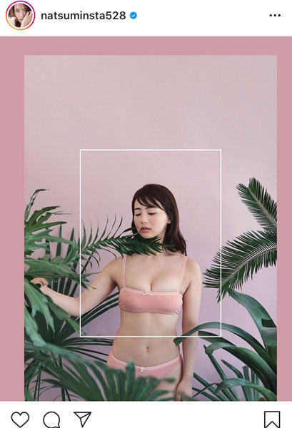 平嶋夏海、ピンクのルームブラが魅惑的なセクシーショット公開！「これは親近感わきますね」