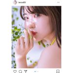 伊織いお、誕生日にこぼれ落ちそうな横乳ショット公開！「投稿でも記念に失礼します！」