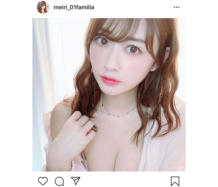 グラビアアイドル・メイリ、吸い込まれそうな瞳の至近距離ショット公開「綺麗だよ」「その瞳はヤバイ」