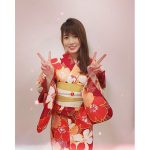 AKB48 岡部麟 、優美な赤い浴衣ショットを披露！「唯一の浴衣写真となりそうです！」