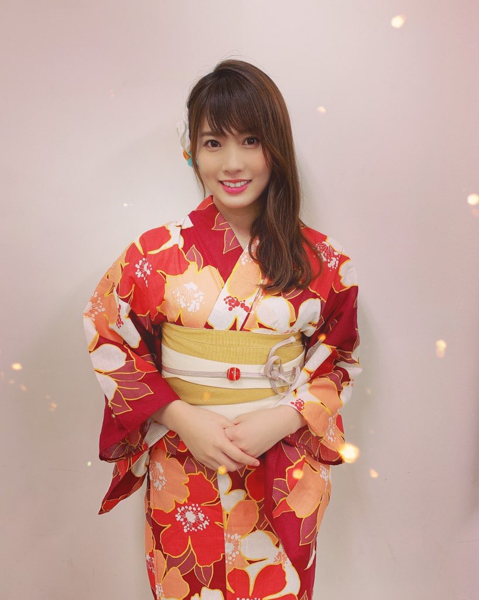 AKB48 岡部麟 、優美な赤い浴衣ショットを披露！「唯一の浴衣写真となりそうです！」