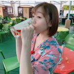 SKE48 須田亜香里、初ビアガーデンでビールに大はしゃぎ！「飲みっぷり超すき！」「公演とは違ういい表情」