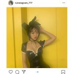 豊田ルナ、胸元がざっくり開いた新境地の「サイゾー」グラビアオフショットを公開「ブラックるんちゃん」「小悪魔ちゃんや」