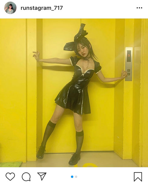 豊田ルナ、胸元がざっくり開いた新境地の「サイゾー」グラビアオフショットを公開「ブラックるんちゃん」「小悪魔ちゃんや」