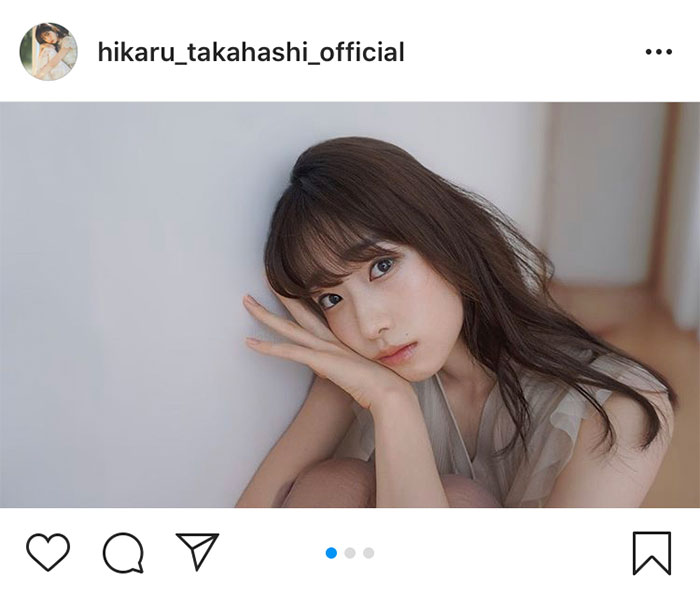 高橋ひかる、白肌のセルフポートレートを公開「今日もかわいい」「キュンキュンする」