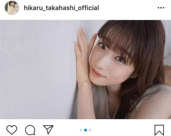 高橋ひかる、白肌のセルフポートレートを公開「今日もかわいい」「キュンキュンする」