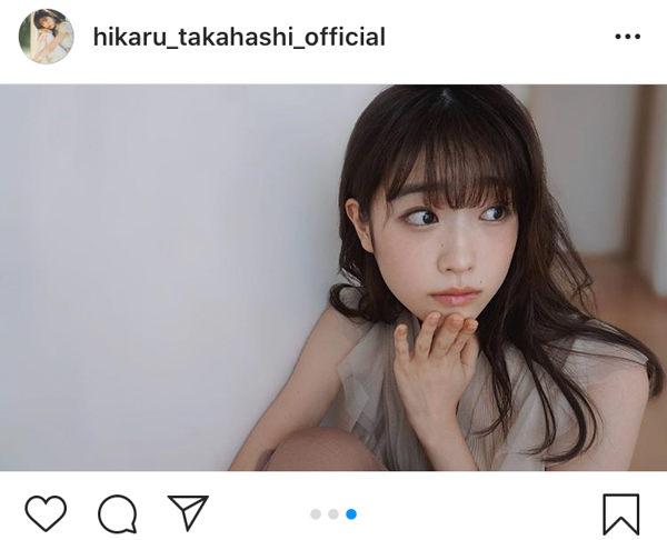 高橋ひかる、白肌のセルフポートレートを公開「今日もかわいい」「キュンキュンする」