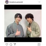 山崎育三郎、横浜流星と和服2ショット！自身の多忙なスケジュールも明かす