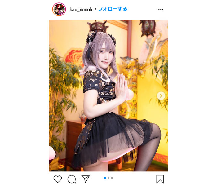 コスプレイヤー・鳥海かうの妖艶コスプレ姿に「本当に､､､美しすぎます､､､女神ですか」と大反響！