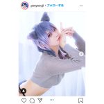 美ボディコスプレイヤー・ぽにょ皇子がセクシー狼コスプレ姿を披露「狼さんとの内緒だぞ」