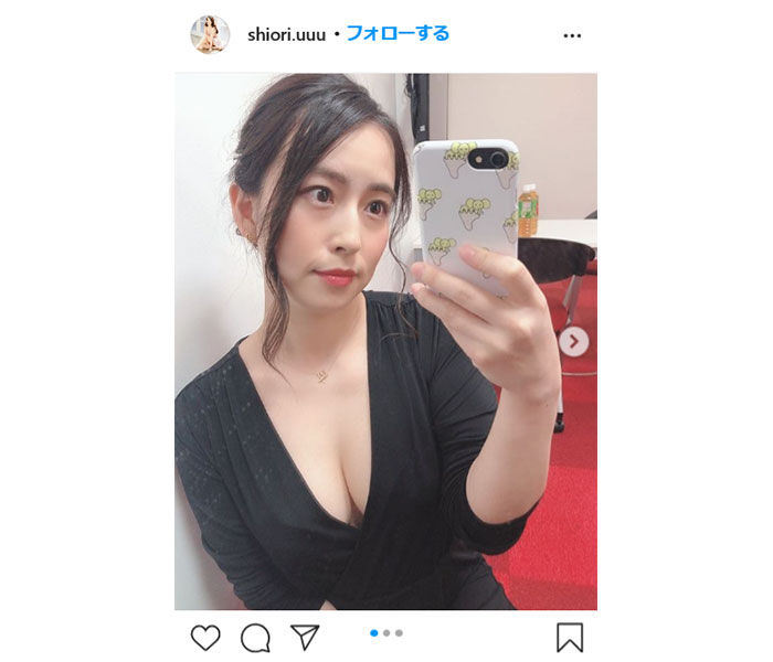 元アナウンサー・薄井しお里、埋もれてしまいたくなるぐらいのセクシーな胸元にメロメロ