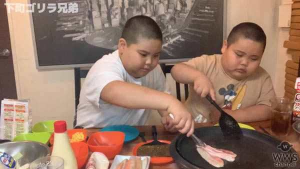 下町ゴリラ兄弟が子供でも簡単にできる豚平焼きを紹介！