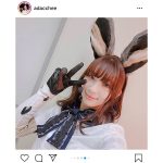 足立梨花、自身が声優を務めた「けものフレンズ」“リカオン”コスプレに大反響！「破壊力抜群」「世界No.1の美貌」