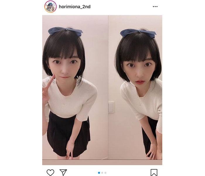 乃木坂46 堀未央奈、『彼女、お借りします』から“更科瑠夏”の圧倒的コスプレ公開！「かわいすぎて発狂」