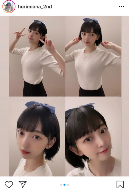 乃木坂46 堀未央奈、『彼女、お借りします』から“更科瑠夏”の圧倒的コスプレ公開！「かわいすぎて発狂」