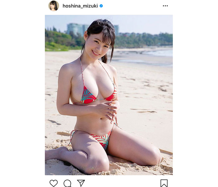 星名美津紀、ファンへ向けて感謝のグラビアショット「皆様に出会えてよかった」