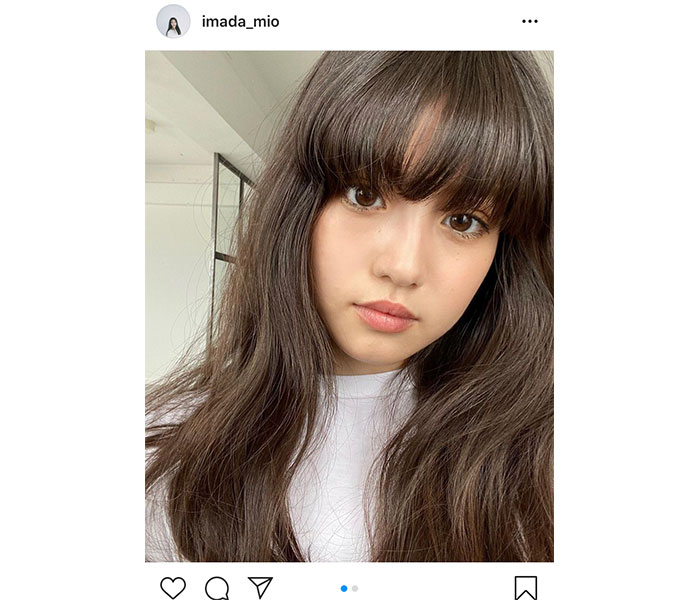 今田美桜、前髪ありのイメチェンショットに反響！「びっくり！！」「キュン死しました」