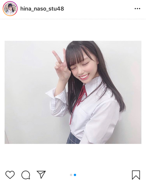 STU48 岩田陽菜、制服姿で髪を結ぶ仕草にファン大反響！「可愛すぎて辛い」「ひなちゃんは最強」