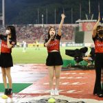 SKE48が名古屋グランパス試合前イベントで防災に関するクイズに挑戦！