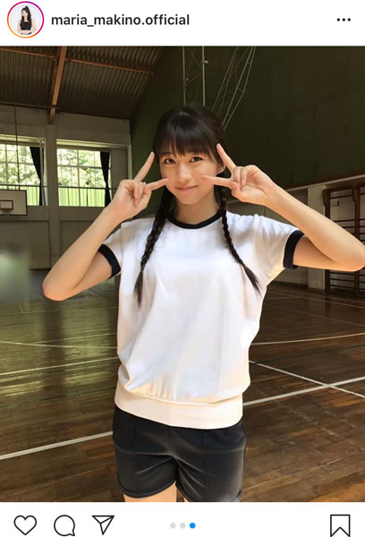 モー娘。牧野真莉愛が制服、体操着と懐かしのオフショットを公開！「これは神オフショット」