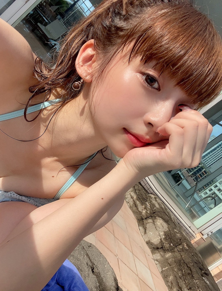 NGT48 荻野由佳、日焼け跡と水着ビキニが爽やかなプライベートショットに反響！「由佳ちゃんは 夏の風景がよく似合う」
