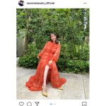 佐々木希、透け感ドレスから美脚をチラ見せ「めちゃめちゃ美脚だね」「人間離れした美しさ」