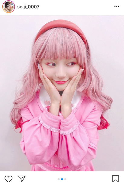 NGT48 清司麗菜、全身“ピンク人間”に！『シャーベットピンク』にちなんだコーデ紹介