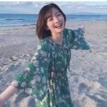 菅原りこ、愛犬との思い出の海で過ごす晩夏