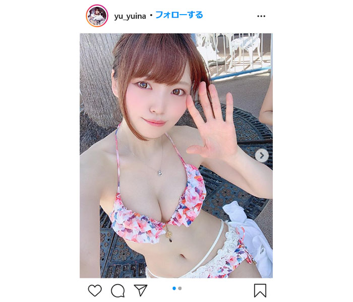 コスプレイヤー・ゆいなの可愛すぎる水着姿にファンメロメロ！「めちゃめちゃ可愛い」「ピンクお似合いです」