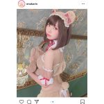 えなこ、私物のテディベアとお揃いのコスプレにファン反響！「相変わらず天使」「クマになりたい」