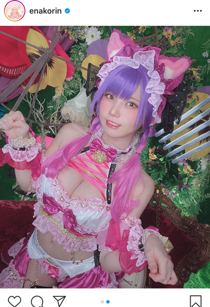 えなこ、“国宝級”なハロウィンのチェシャ猫コスプレを一早く公開！「さすがの美しさ」