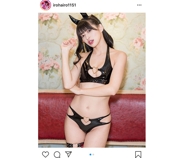 藤田いろは、鍛え抜かれた美脚＆スタイルでハロウィンコスプレ！