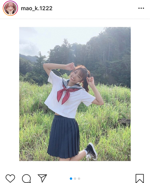 ラストアイドル 栗田麻央、最新MVで見せた現役セーラー服が話題！「その笑顔癒される」