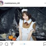 HKT48 森保まどか、ハロウィンにご給仕したくなるメイド衣装を大公開！「似合い過ぎて魂抜けそう」