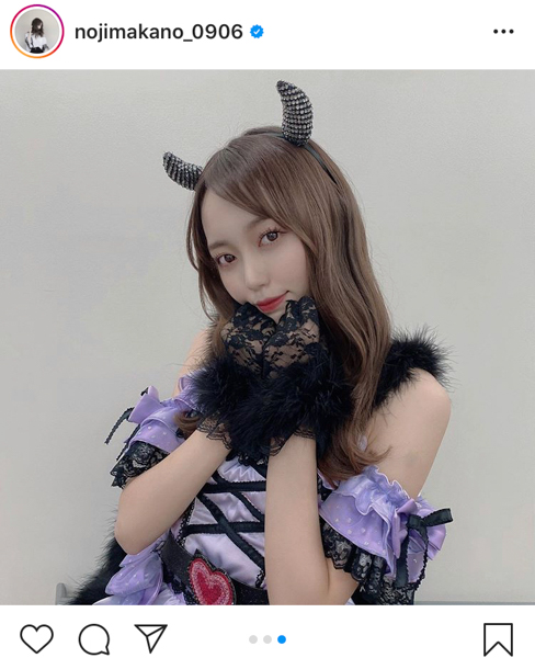 SKE48 野島樺乃「今日だけだよ」。小悪魔衣装と圧倒的美声のギャップに「尊すぎる」