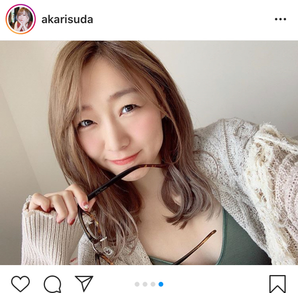 SKE48 須田亜香里、ワイルドなダテメガネ姿が好評！「超絶綺麗」「色気すごい」