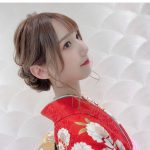 田中菜津美がハタチの振袖姿を披露！「艷やか」「綺麗なお顔立ち」と話題