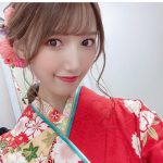 田中菜津美がハタチの振袖姿を披露！「艷やか」「綺麗なお顔立ち」と話題