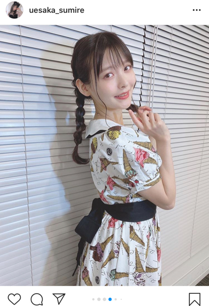 上坂すみれ、インスタフォロワー30万人を突破！蔵出し写真公開に「かわいいの詰め合わせだ」