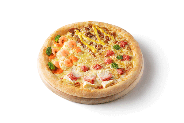 ピザハットからトマトソースのために選んだチーズを採用した新メニュー「グッとこだわり4」発売！