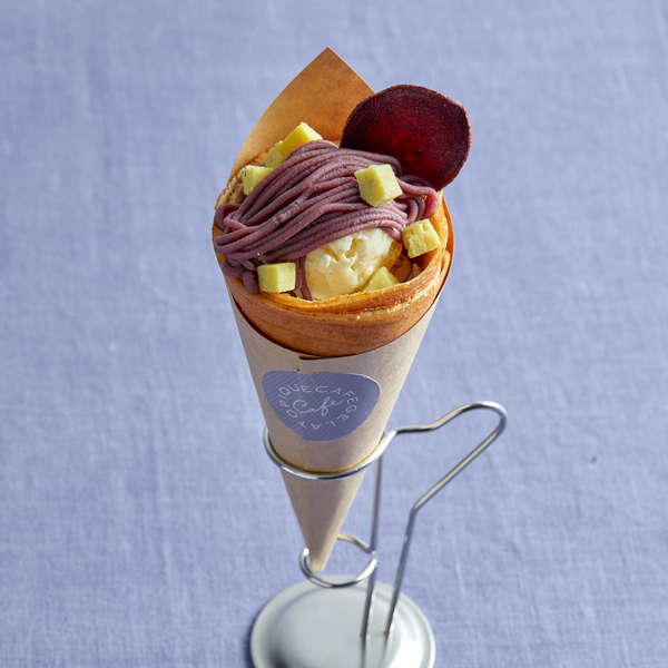 gelato pique cafeの新作クレープはモンブランとキャラメルアップル