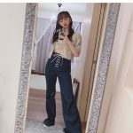乃木坂46 堀未央奈、お腹チラ見せの私服コーデを紹介