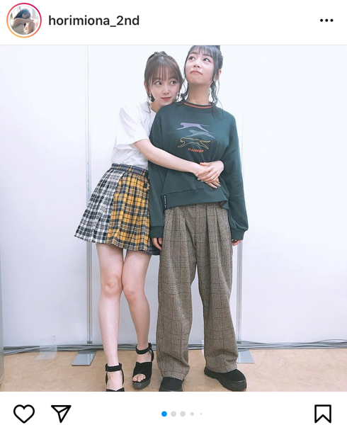 乃木坂46 堀未央奈、同期・北野日奈子との2ショット共に寄せたメッセージ「出会えたのは必然的」