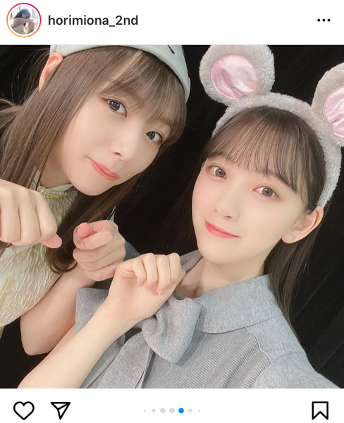 乃木坂46 堀未央奈、同期・北野日奈子との2ショット共に寄せたメッセージ「出会えたのは必然的」