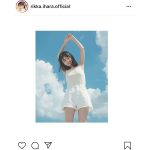 伊原六花、青空をバックに健康的な美スタイル披露！「弾ける白だね」「透明度が凄い」とファン絶賛！！