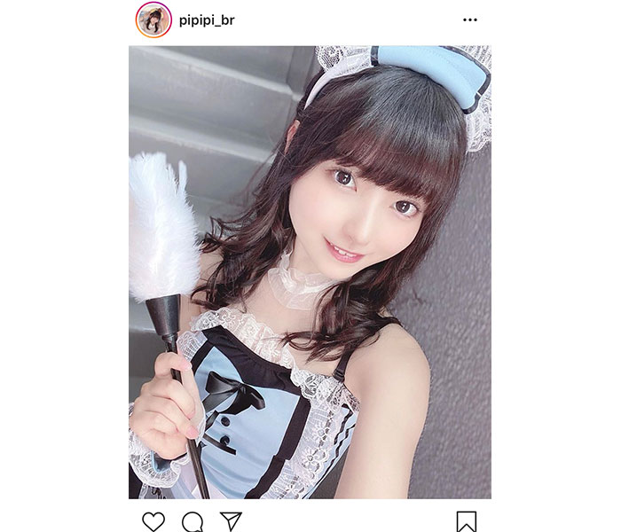 #ババババンビ 小鳥遊るい、可愛い以外の言葉が見つからないメイドコスプレ公開！