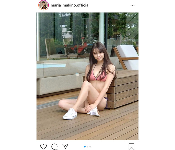 モー娘。牧野真莉愛、ヘルシービキニのオフショットに「美神まりあ!!」「めちゃくちゃ素敵です」と反響も