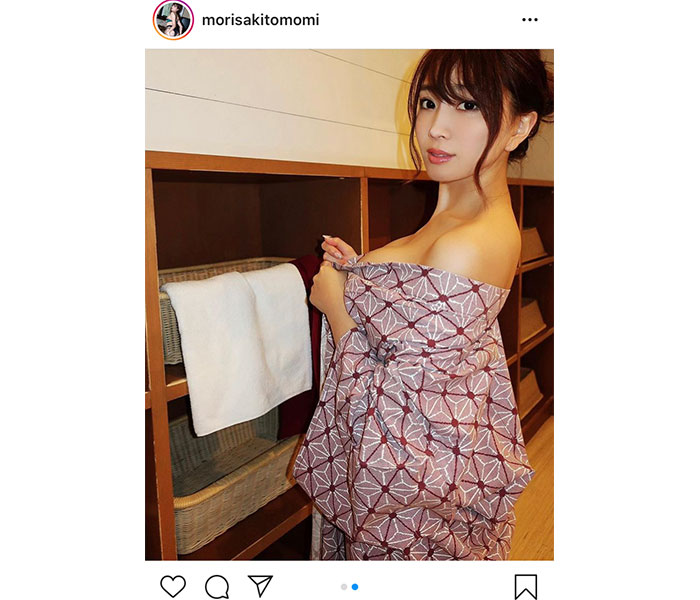 森咲智美、浴衣からチラ見せのGカップバストに釘付け！