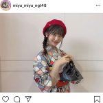 NGT48 藤崎未夢、大正ロマン漂うな生写真オフショット公開！「とっても可愛い衣装でした！」