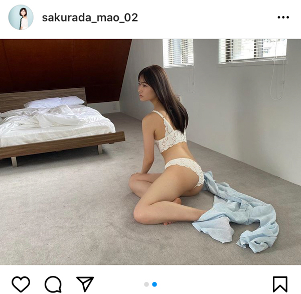 桜田茉央、大人の色気で魅せるオフショット祭りに歓喜の声「セクシーすぎます」「鼻血でそう」